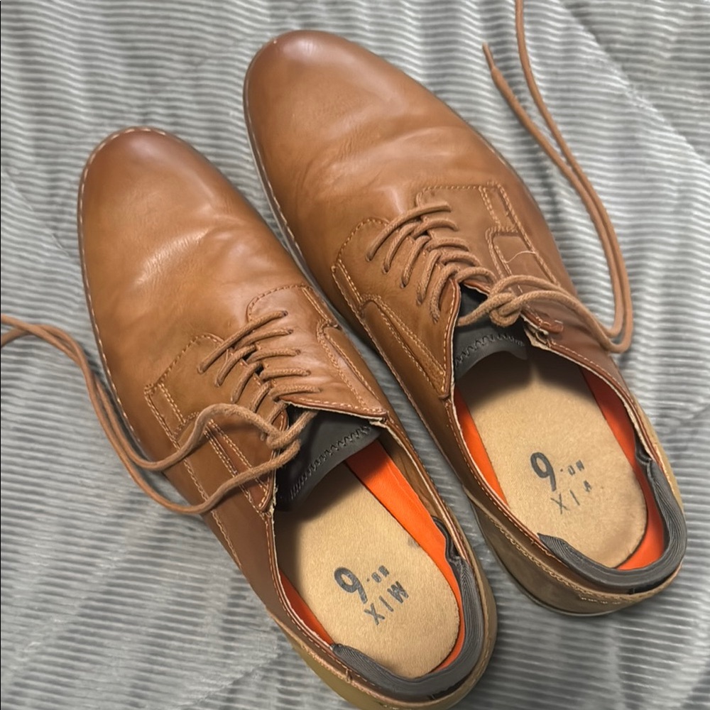Mix No. 6 Tan Oxford Dress Shoes